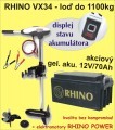 Rhino set VX-34 + akumulator 70Ah/12V