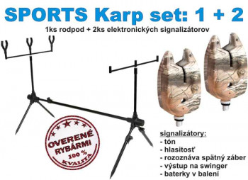 SPORTS KARP set 1 + 2 stojan + 2 x signalizátor